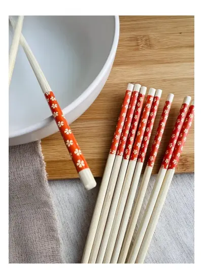 Chopsticks Bambu Yemek Çubuğu 10lu