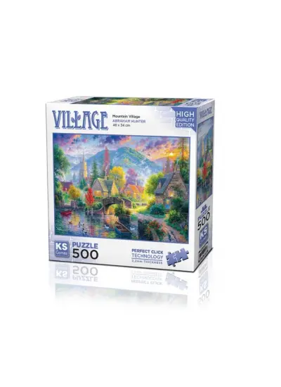 20046 Mountain Village 500 Parça Puzzle -KS