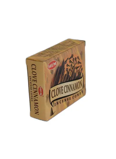 Karanfil Tarçın Kokulu 10 Konik Tütsü - Clove Cinnamon Incense Cones