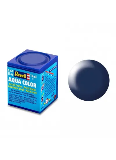 Revell 350 - Aqua Color Dark Blue - Silk Boya - 18 ml