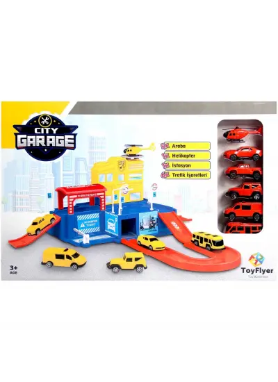 City Garage Otopark Oyun Seti