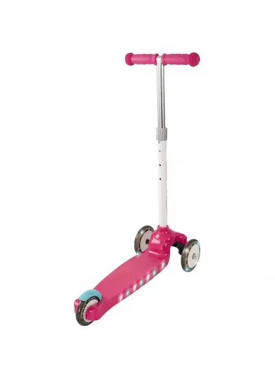 Evo Işıklı Move N Groove Pembe Üç Tekerlekli Scooter