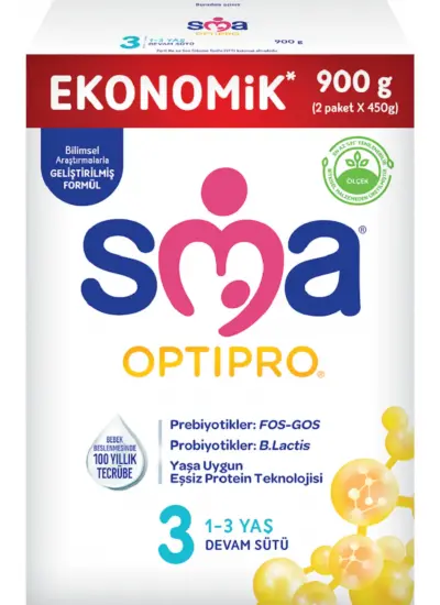 SMA Optipro 3 Probiyotik Devam Sütü 900 gr