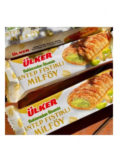 Ülker Antep Fıstıklı Milföy 28 Gr x 24 Adet