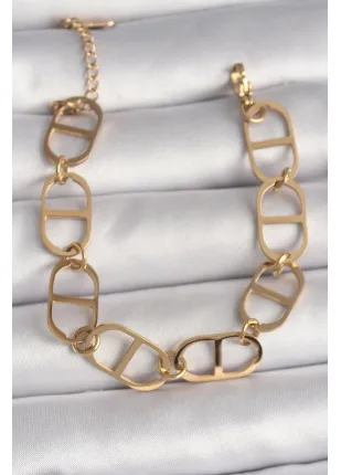 BFS 316L Çelik Gold Renk Kadın Bileklik