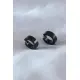 Pirinç Gümüş Renk İncili Baget Taşlı Earcuff Küpe