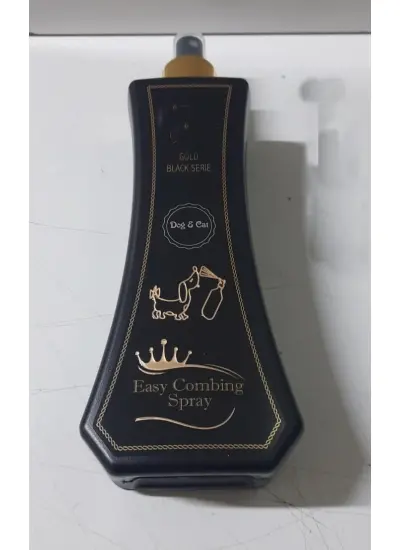 Kedi Köpek Kolay Tarama Sprey 370 ML Kıtık Açıcı Easy Combing Gold Black Series