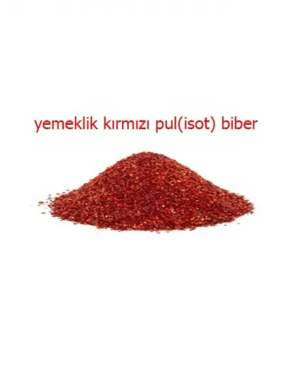 Ev Yapımı Ev Biberi Pul Biber(isot) Kuru Biber Sulu Yemekler Için Kırmızı 1000g