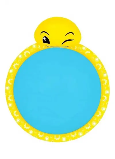 Bestway Unisex Çocuk Sarı Emoji Havuzu 165 X 144 X 69 Cm