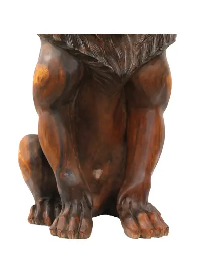 Ahşap Aslan Figürü 80 cm ST00040