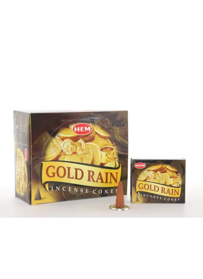 Gold Rain Aromalı Konik Tütsü