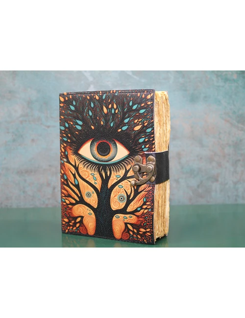 Göz Tasarımı Deri Defter Ksk3121