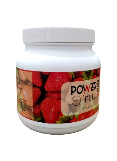 Power Max Full Keçiboynuzlu Çilekli Bitkisel Toz 500 Gr