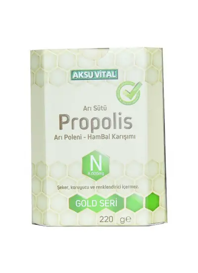 Arı Sütü Propolis Polen Bal Karışımı 220 Gr