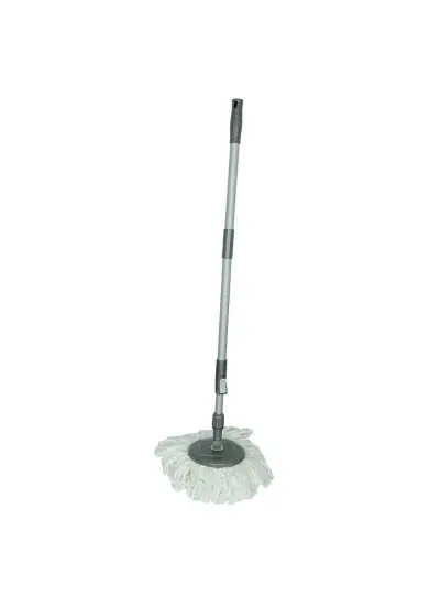 Spin Mop Temizlik Seti 360 Derece Döner Başlıklı Kova+Mop+Paspas+Sap Karışık Renk