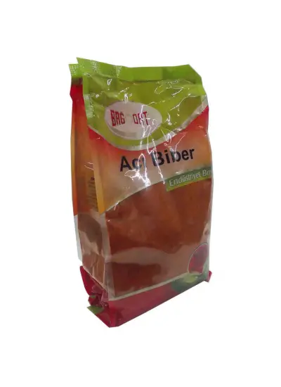 Kırmızı Toz Biber Acılı Renk Biberi 1000 Gr Paket