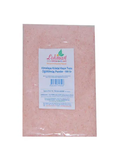 Yemeklik Himalaya Kristal Kaya Tuzu Öğütülmüş Pembe 500 Gr