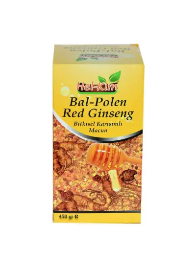 Bal Polen Red Ginsengli Bitkisel Karışımlı Macunnu 450 Gr