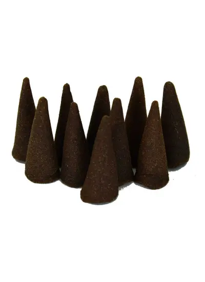 Geri Akış Şelale Beyaz Adaçayı Kokulu 40 Konik Tütsü - White Sage Backflow Incense Cones