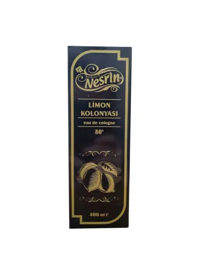 Limon Kolonyası 80 Derece Pet Şişe Kutulu 400 ML -  Eau De Cologne