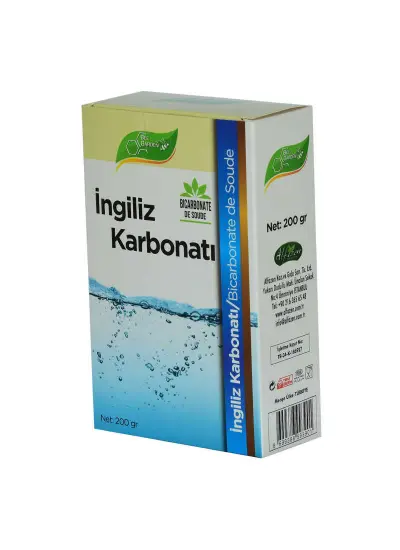 Yenilebilir İngiliz Karbonatı Bicarbonate De Soude 200 Gr