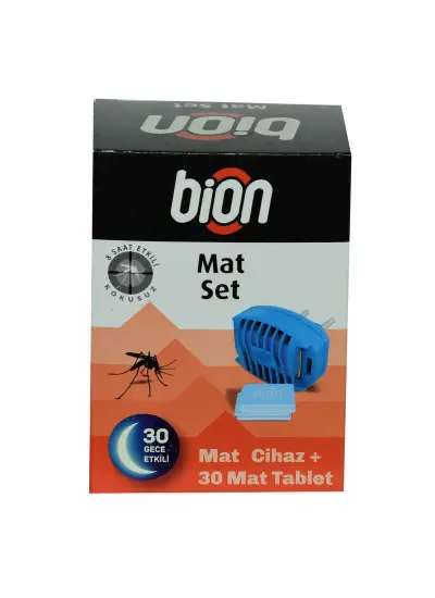 Mat Set Cihazı ve 30 Mat Kokusuz Tablet Kovucu 30 Gece Etkili Set