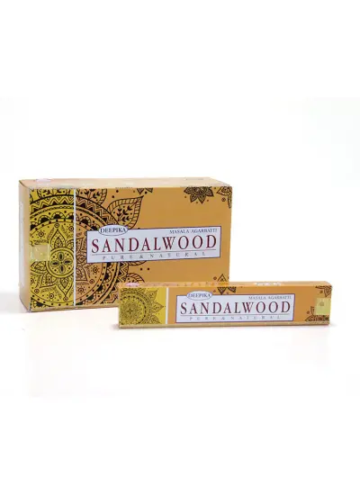 Deepıka Sandalwood Aromalı Çubuk Tütsü 15 Gr