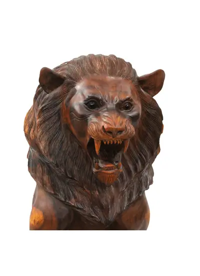 Ahşap Aslan Figürü 80 cm ST00040