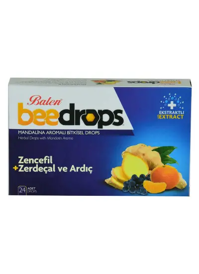 Mandalina Aromalı Bitkisel Drops 24 Adet