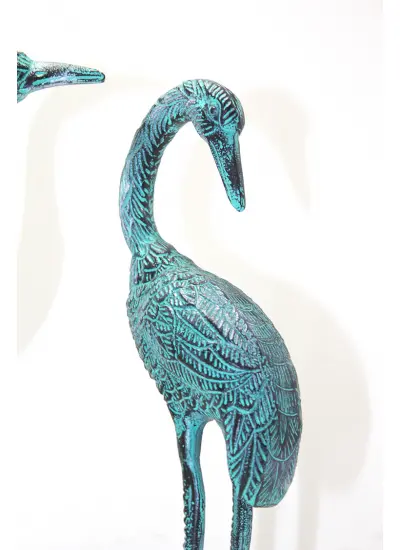 Metal İkili Flamingo Seti 36 Cm KSK499