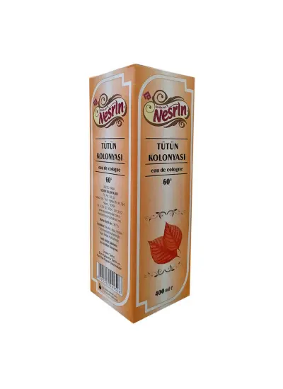 Tütün Kolonyası 60 Derece Kutulu Pet Şişe 400 ML