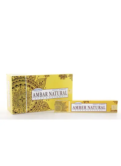 Deepıka Amber Natural Aromalı Çubuk Tütsü 15 Gr