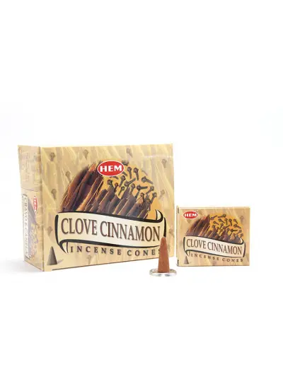 Clove Cinnamon Aromalı Konik Tütsü