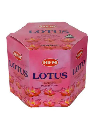 Geri Akış Şelale Nilüfer Kokulu 40 Konik Tütsü - Lotus Backflow Incense Cones