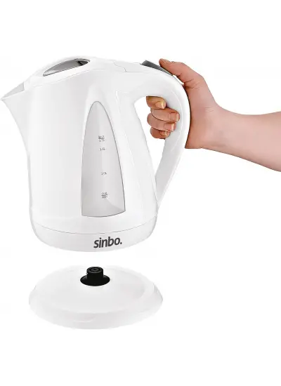 Sinbo Sk-8006 2000 W 1.8 Lt Kapasite Kablosuz Su Isıtıcı Beyaz