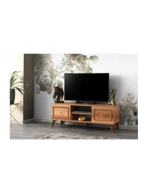 Modern Tarz Yüksek Ayaklı Tv Sehpası 130cm