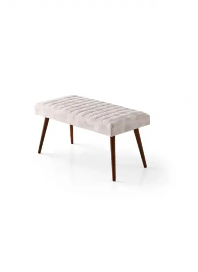 Mutfak Bank Bench Oturma Markiz 95cm Krem Kumaş