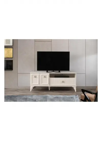 Dolaplı Çekmeceli Tv Sehpası 132cm