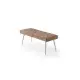 Mutfak Bank Bench Oturma Markiz 110cm Kahve Kumaş