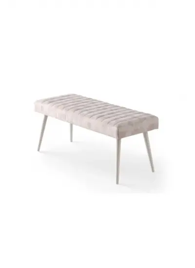 Mutfak Bank Bench Oturma Markiz 95cm Krem Kumaş