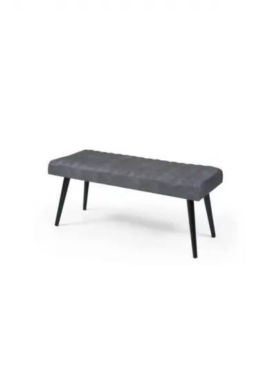 Mutfak Bank Bench Oturma Markiz 95cm Gri/antrasit Kumaş