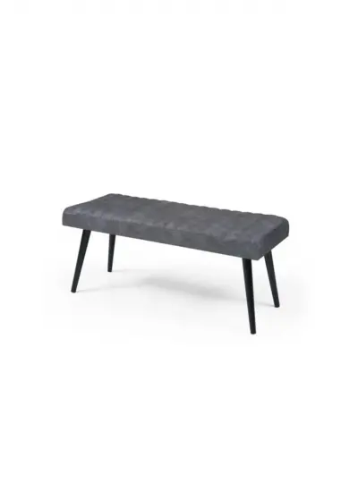 Mutfak Bank Bench Oturma Markiz 110cm Gri/antrasit Kumaş