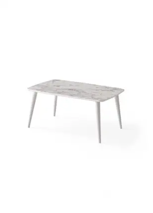 Mdf Modern Tarz Dikdörtgen Ahşap Ayak Orta Sehpa