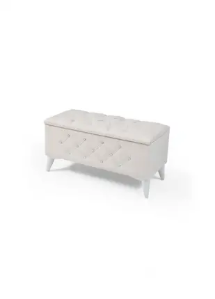 Sandıklı Puf Kapitone Ayak Ucu Oturma Dinlenme Markiz 110cm