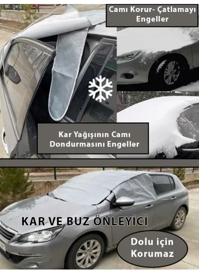 AUDI Q5 ölçülerine Uyumlu Ön Cam Kar ve Buz brandası