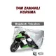 Yamaha Fjr 1300 Uyumlu Arka Çanta Miflonlu Premium 4 Mevsim Koruyan Motosiklet Brandası Gri