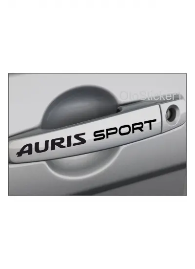 Toyota Auris Sport İçin Uyumlu Aksesuar Kapı Kolu Sticker Set 8 Ad 13 x 1 Cm