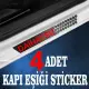 Daihatsu uyumlu  özel Oto Kapı eşikleri Sticker Karbon 4 Adet