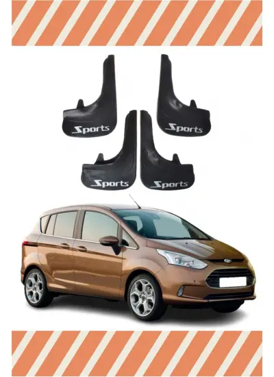 Ford B Max Sports Yazılı 4Lü Tozluk Çamurluk Paçalık