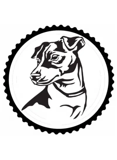 Sevimli Köpek Tasarım 4.Model Sticker 10 x 10 cm